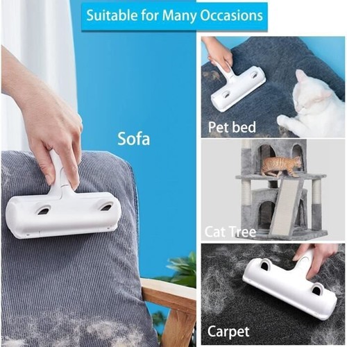 Brosse Anti Poils Animaux Chien Chat Brosse et Gant de Toilettage animaux meuble - Picture 3 of 5