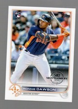 2022 Topps 582 Montgomery Club Stamp #231 Ronnie Dawson RC Houston Astros