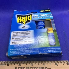 Raid Fly Ribbon Trap 9-Pack Flying Insect Tape Catch Capture Kill Flies S22