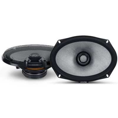 Alpine R2-S69 R-Series 6''x9'' 2-Way Coaxial Car Audio Speakers 6x9 Inch New Pair