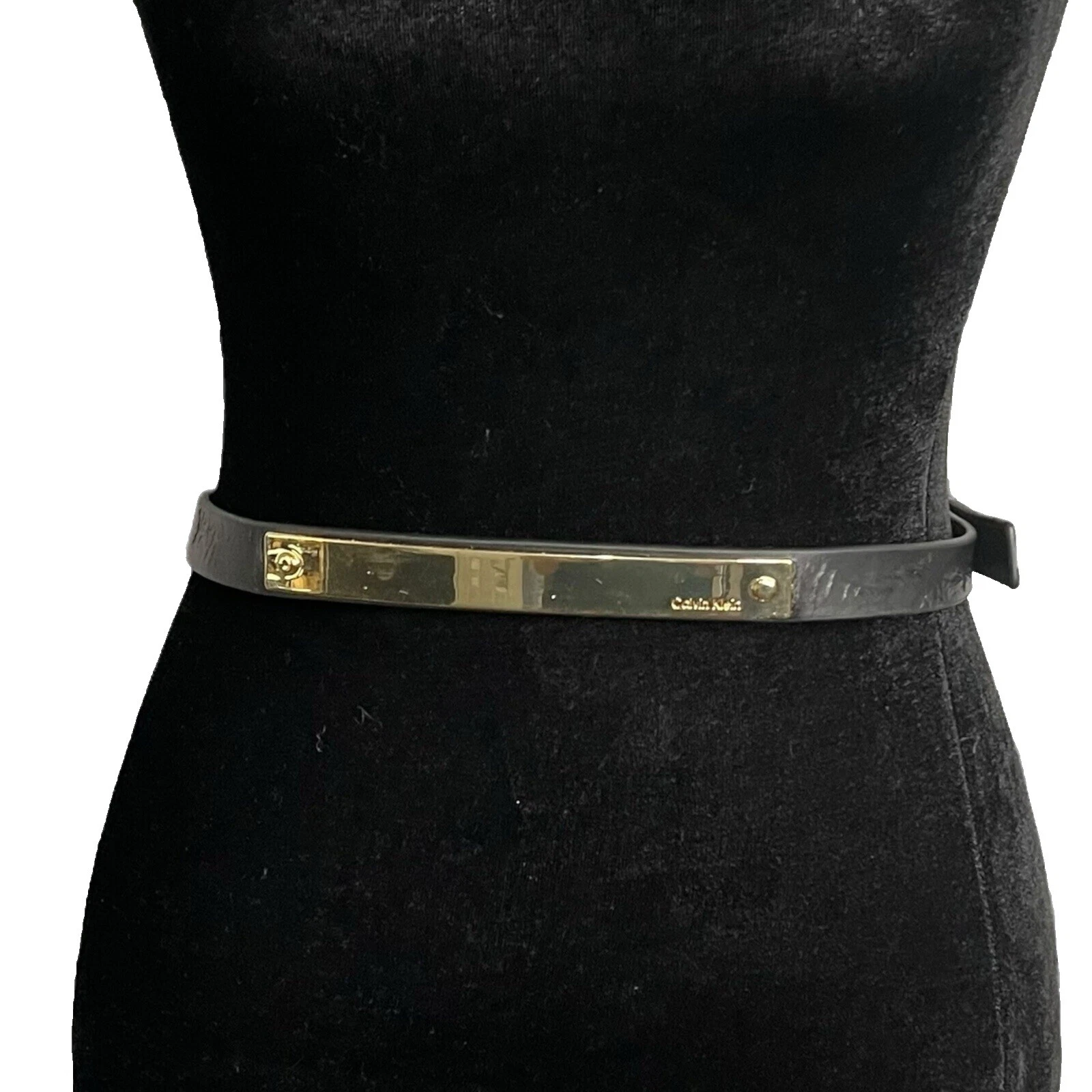 Calvin Klein Faux Leather Waist Belt Belts for Women