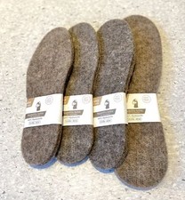 ALPAKA EINLEGESOHLEN 100% ALPAKA WOLLE NADELFILZ SCHUHEINLAGEN