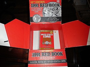 Details About Original 1991 Red Book Display Box Case 2016 Spiral Guide United States Coins - 