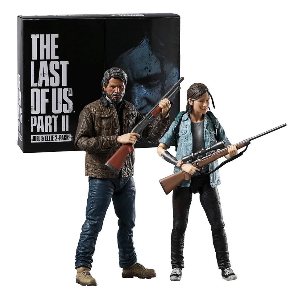 NECA Figurines Pack Video Game THE LAST OF US Part II Joel and Ellie Collection