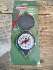 Coleman Liquid-Filled Pocket Compass, New in Package. (P)