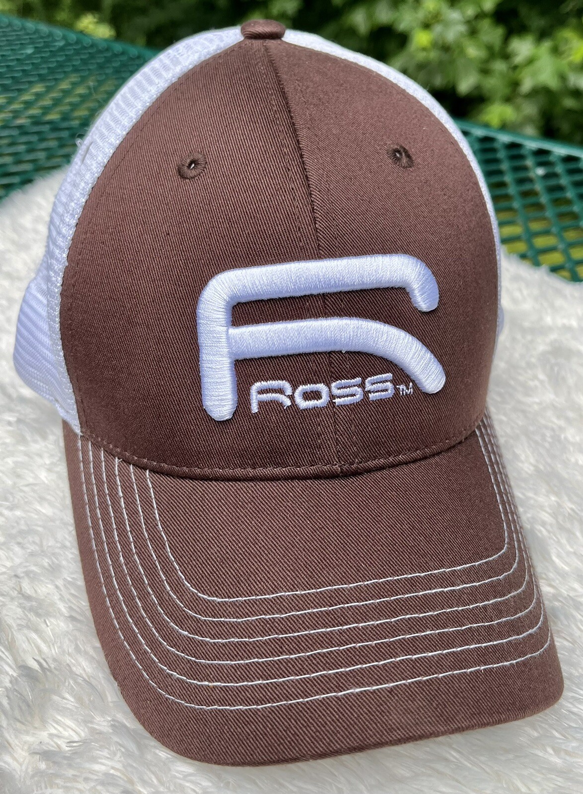 Fly Fish Fishing Boat River Outdoor Trucker Hat Outfitters