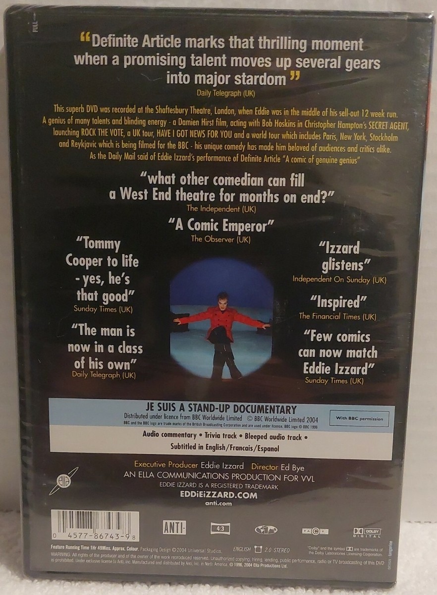 Definite Article (Ella's Communication DVD, 1996) Eddie Izzard