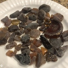 Caribbean Brown Sea Glass, Authentic Sea Glass, Surf Tumbled, Craft Supplies, 50