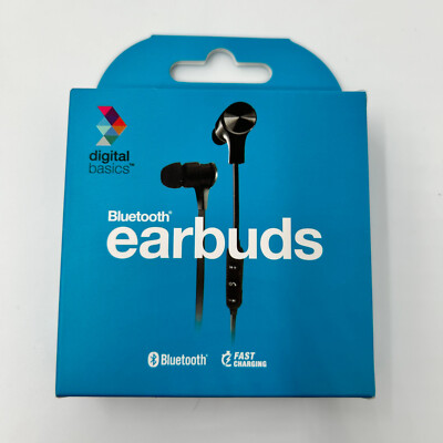 Digital Basics Bluetooth EARBUDS Headphones Purple - NEW