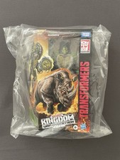 New Hasbro Transformers Kingdom War For Cybertron Trilogy Rhinox Voyager Class