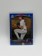 CHASE SHORES 2025 BOWMAN CHROME DRAFT 1ST BLUE REFRACTOR ANGELS /150