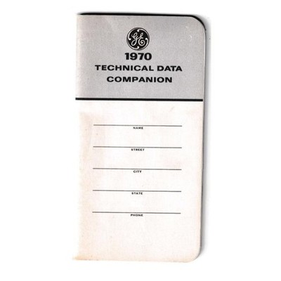 VTG 1970 General Electric Technical Companion Booklet Ephemera