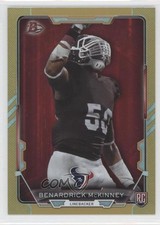 2015 Bowman Rookies Gold Rainbow Foil 112/399 Benardrick McKinney #15 0f8