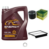 Mann Inspektionspaket 5L Mannol Energy 5W-30 FüR KIA Sorento II 2.4 Cvvt