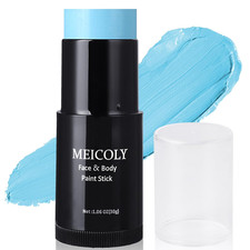 Light Blue Face Body Paint Stick 1.06 Oz ,Baby Blue Face Paint Sadness,Sweatproo