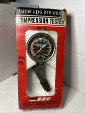 Vintage Rac Compression Tester Gauge 0300 Psi Made In Usa In Box