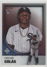 2023 Topps Transcendent Collection Icons Chrome 1/25 Oscar Colas #12 1d59