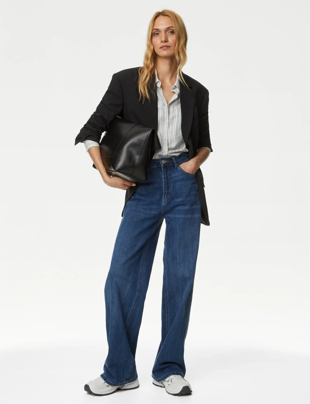 Marks & Spencer Womens Casual Blazer in Black - M&S
Opens in a new window or tab