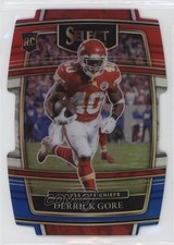 2021 Panini Select Concourse Red & Blue Prizm Die-Cut Derrick Gore #84 6o3