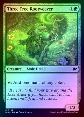 Three Tree Rootweaver Foil (198) Bloomburrow BLB MTG Magic