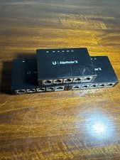 Ubiquiti Networks ER-X EdgeRouter X 5-Port Gigabit Wired Router Lot Of 3 READ