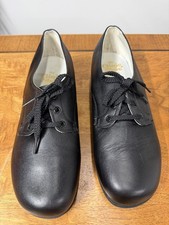 Vtg 50s 60s The Clinic Shoe 11 D Medical Shoes Loafer Red Cross Uniform Leather