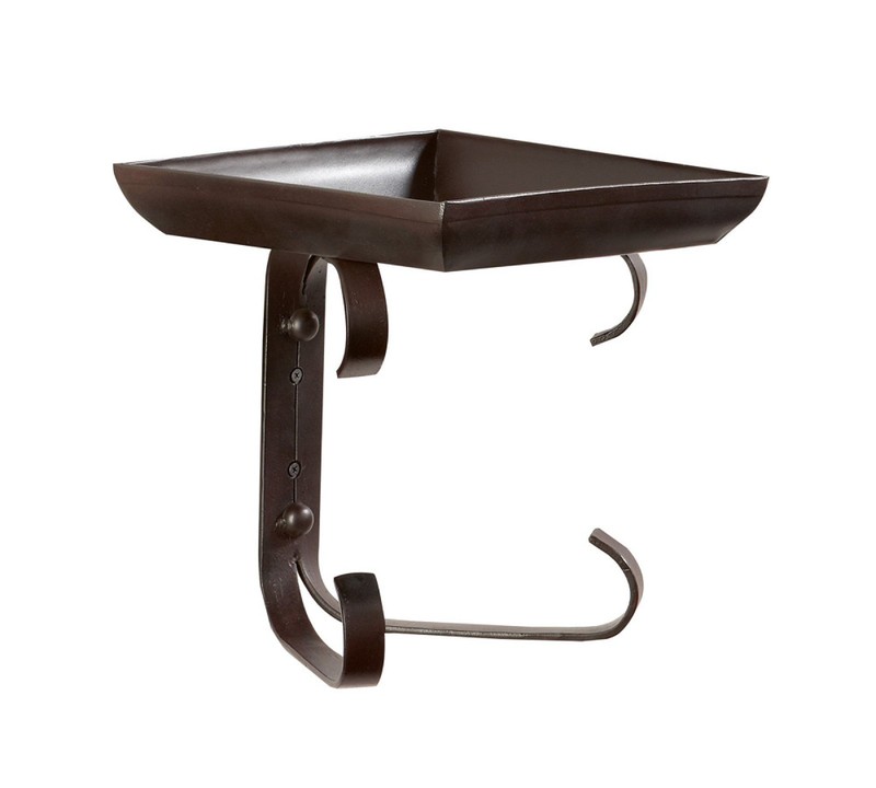 Pottery Barn Ironing Board & Iron Hanger  #1373646 Black Wrought Iron Metal