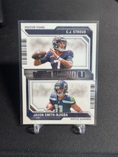 2023 Panini Contenders - Round Numbers C.J. Stroud, Jaxon Smith-Njigba #4 (RC)