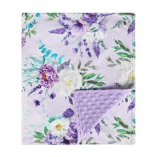 Blanket 50 x 60 Inch, Large Baby Blanket for , Super Soft Warm Minky with Dot...