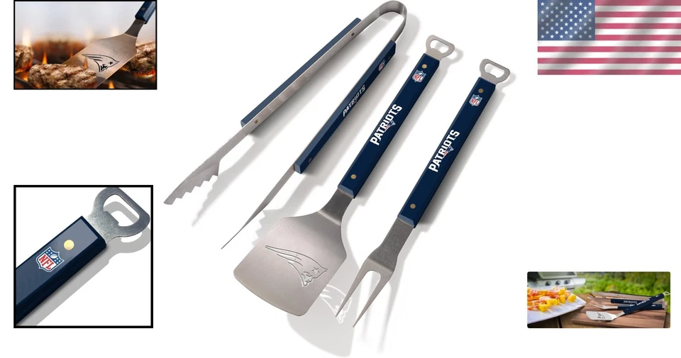 Accesorios para parrilla New England Patriots Foto 2 de 4
