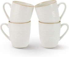 Famiware Jupiter Coffee Mugs Set of 4, 14 OZ Coffee Mug, Microwave and Dishwashe