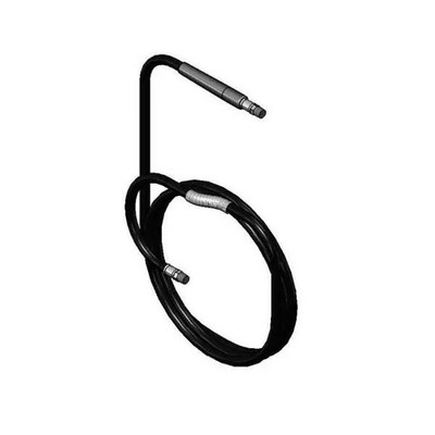 T&S Brass 5HR-2HSE-35 35 ft Black Hose w/ Bend Restrictor and Spring Protector
