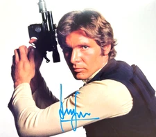 Harrison Ford (STAR WARS: Han Solo) Signed 8x10" Original Autograph w/COA