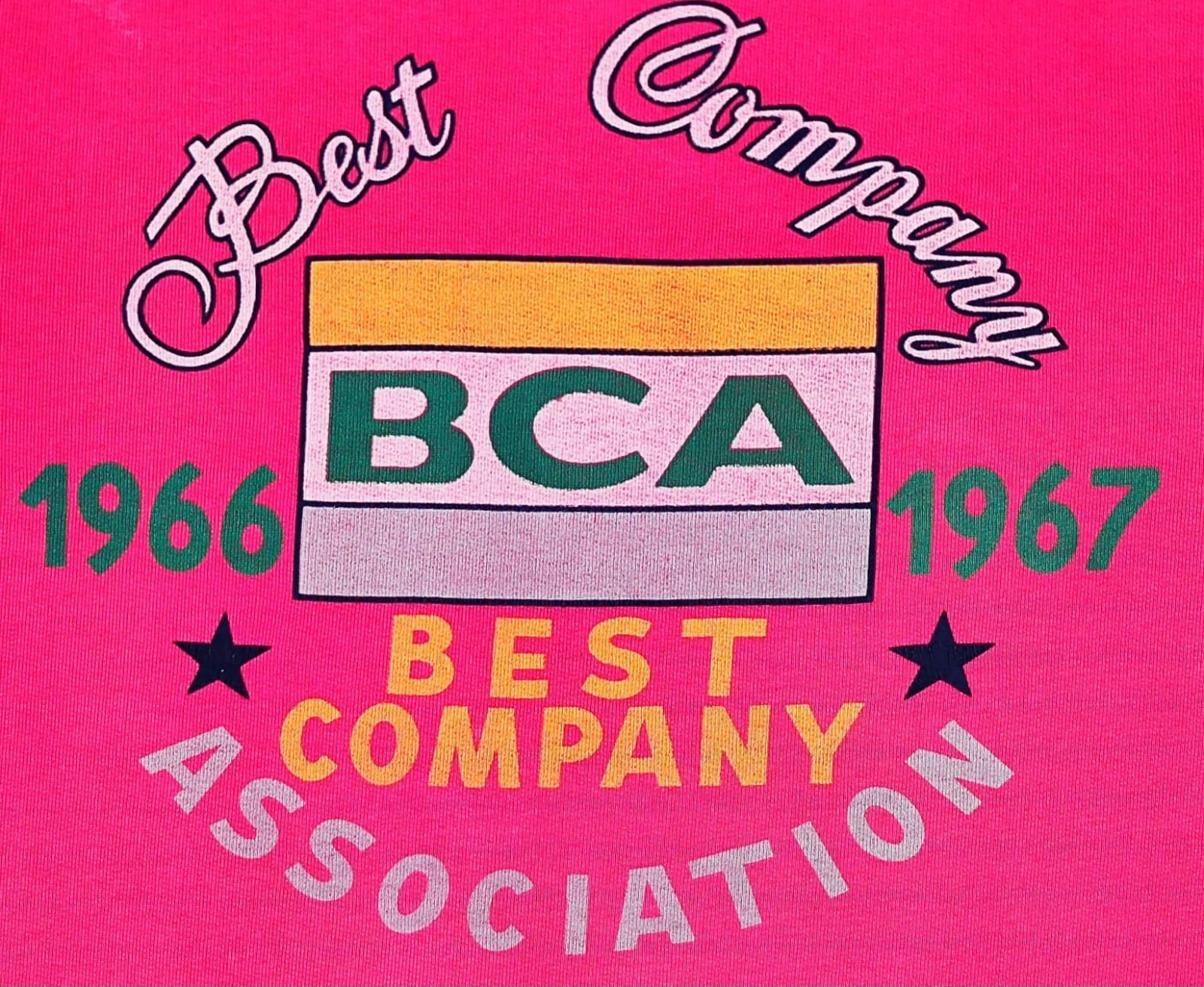 Best Company Italia Vintage 80s Sweatshirt Hot Pink Medium Rare 80s Dressers VGC image 2