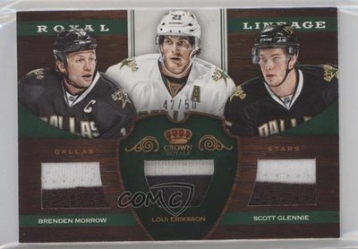 2012-13 Panini Rookie Anthology Prime 42/50 Loui Eriksson Scott Glennie RC 07l3
