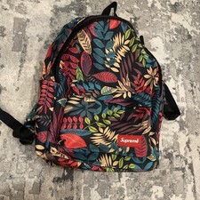 Supreme Backpack Colorful Leaves Floral Desig...