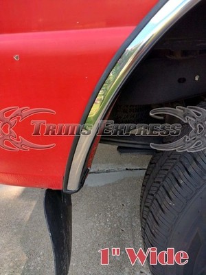 Chrome Wheel Well Trim For 1990-1996 Ford Ranger - 4PC Fender Molding Kit