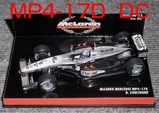 McLaren MERCEDES MP4/17D Coulthard 1/43 Diecast [Age 13+]