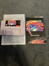 Super Metroid (Nintendo SNES, 1994) cartuccia e manuale con custodia aftermarket