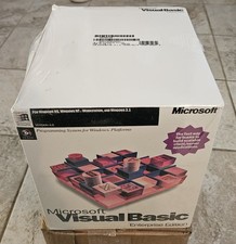 NEW Microsoft Visual Basic 4.0 Enterprise Full Edition for Windows 3.1 95 NT