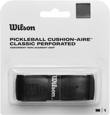 WILSON Pickleball Cushion-Aire Classic Perforated Replacement Grip BLACK