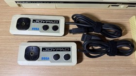 READ INFO- Sega Mark III Console + AV Scart Cable + Game