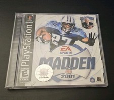 Madden NFL 2001 Sony Playstation 1 Ps1 2000 Complete In Box And Tested
