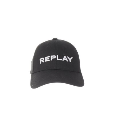 Replay, Baseball-Mütze, Größe: ONE SIZE, Schwarz, Herren #VVJ