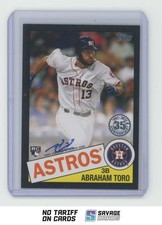 2020 Topps 35th Anniversary RC Auto Black Abraham Toro /194 #85A-AT Houston