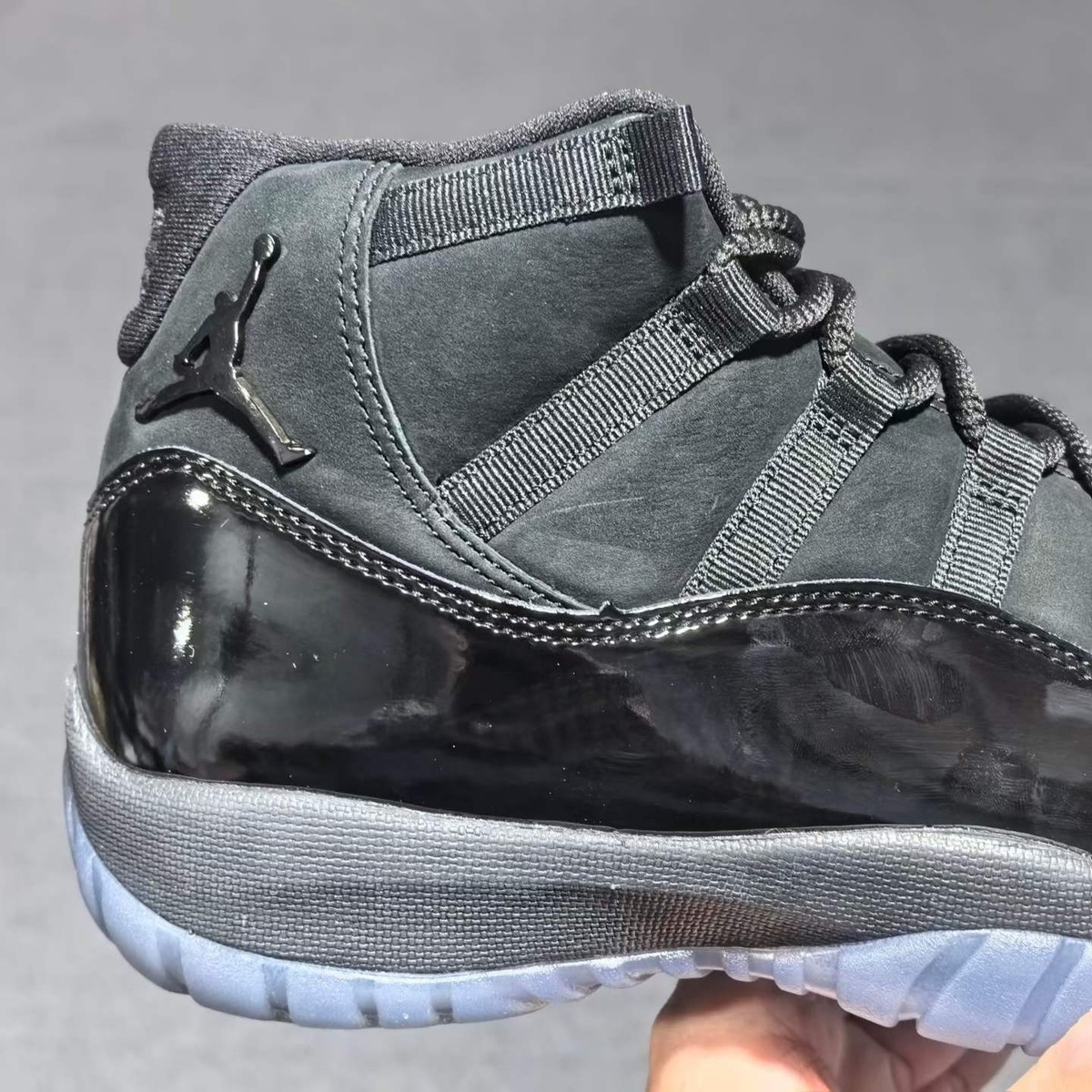 Nike Air Jordan 11 Retro Cap and Gown Black Patent Leather Men