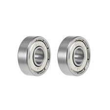 607ZZ Deep Groove Ball Bearings Z2 7x19x6mm Double Shielded Chrome Steel 2pcs