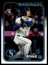 Leo Rivas 2024 Topps Update #US279 RC Seattle Mariners Rookie