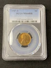1947-S Lincoln Cent Wheat Penny 1c PCGS MS64RB Free Shipping