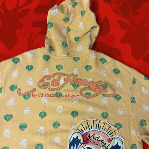 Vintage Y2K Ed Hardy Christian Audigier Full Zip Hood… - Gem
